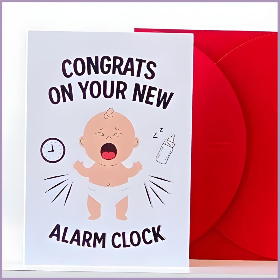Congrats on Your New Alarm Clock Greeting Card