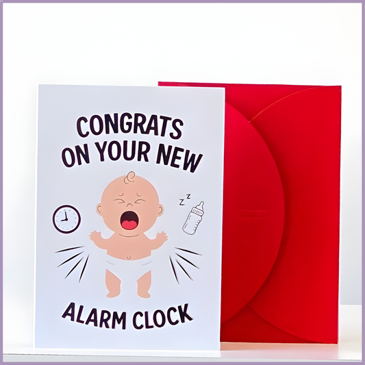 Congrats on Your New Alarm Clock Greeting Card