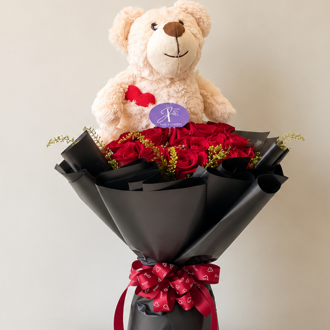 Crimson Embrace Gift Arrangement
