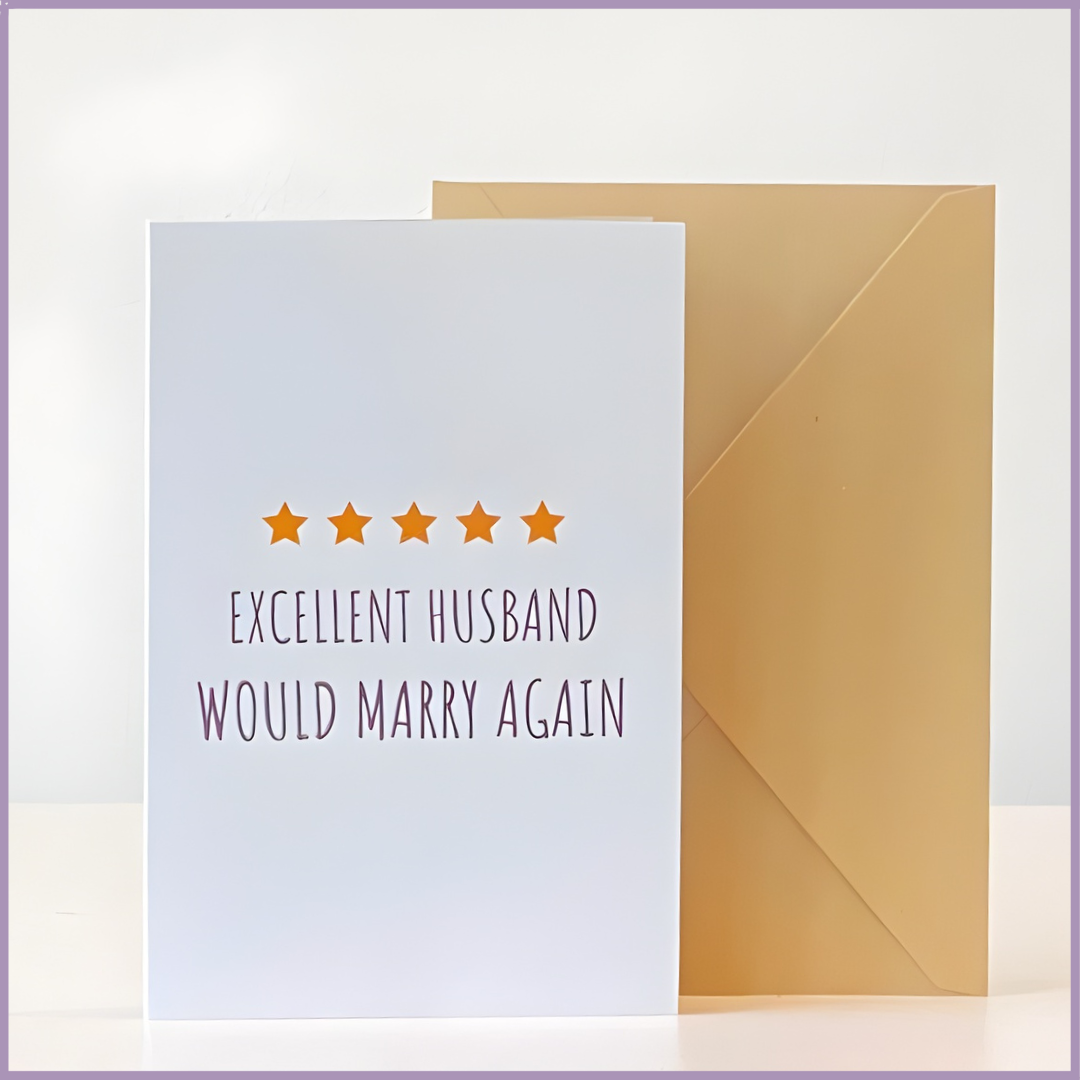 Excellent Husband Greeting Card
