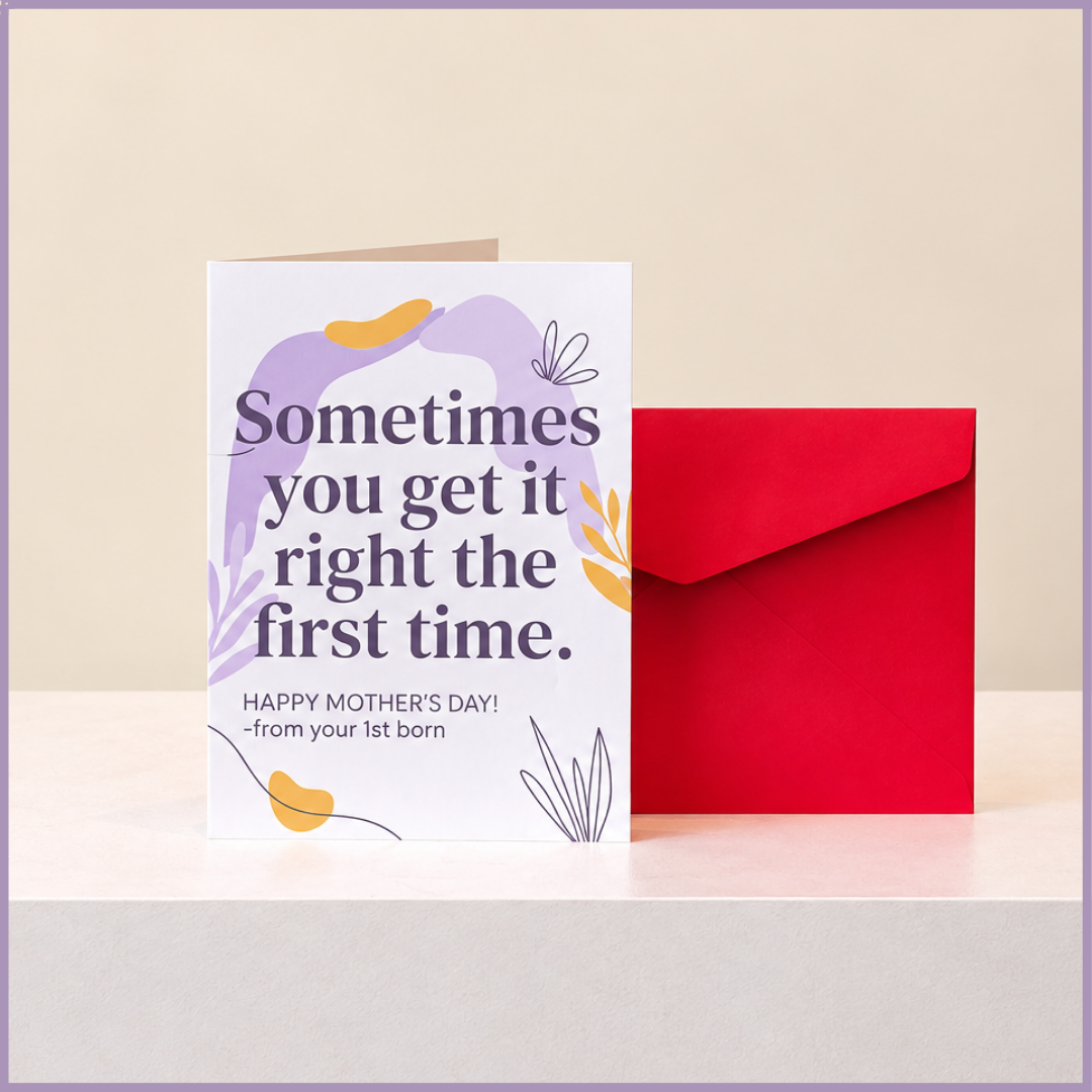 Firstborn Mother’s Day Card