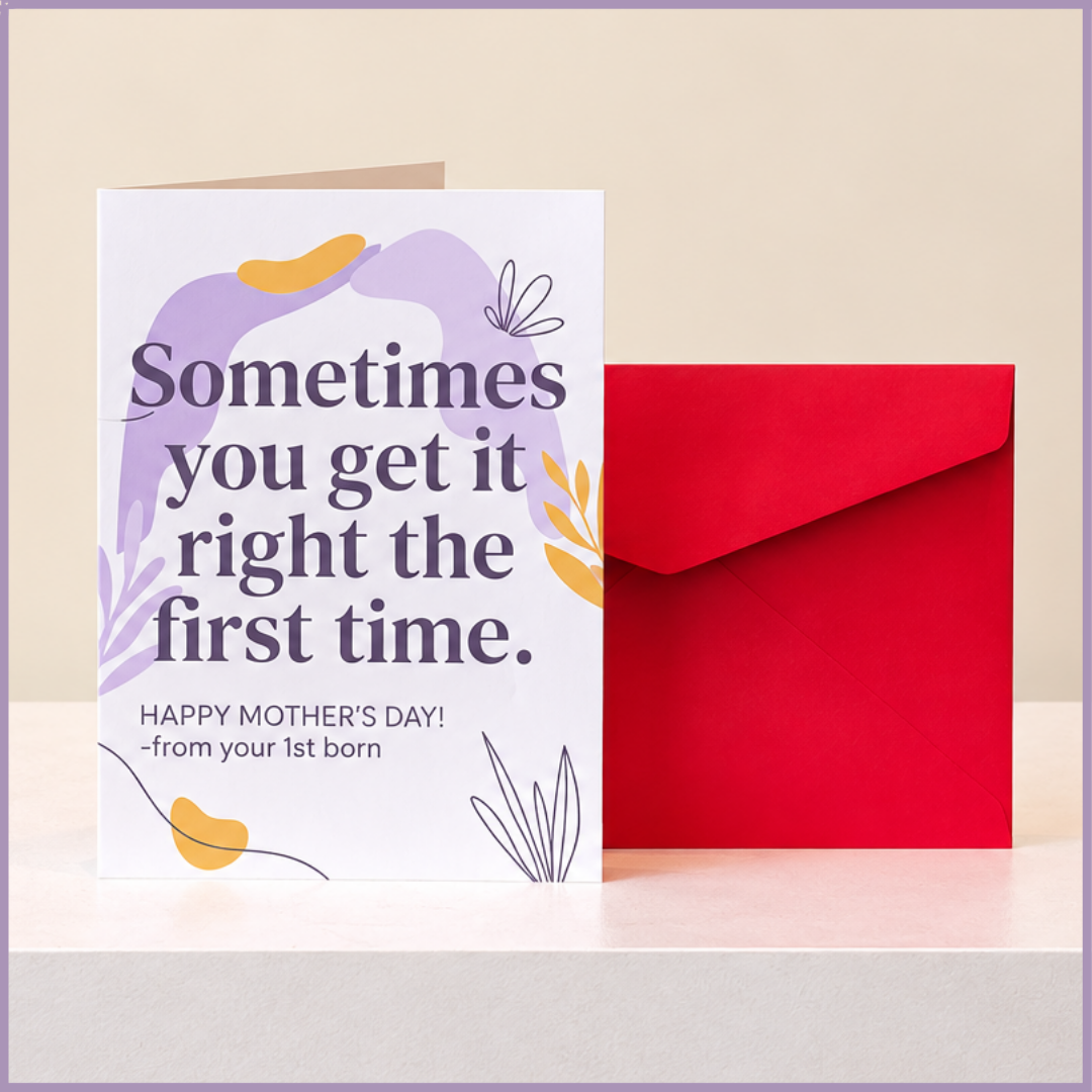Firstborn Mother’s Day Card