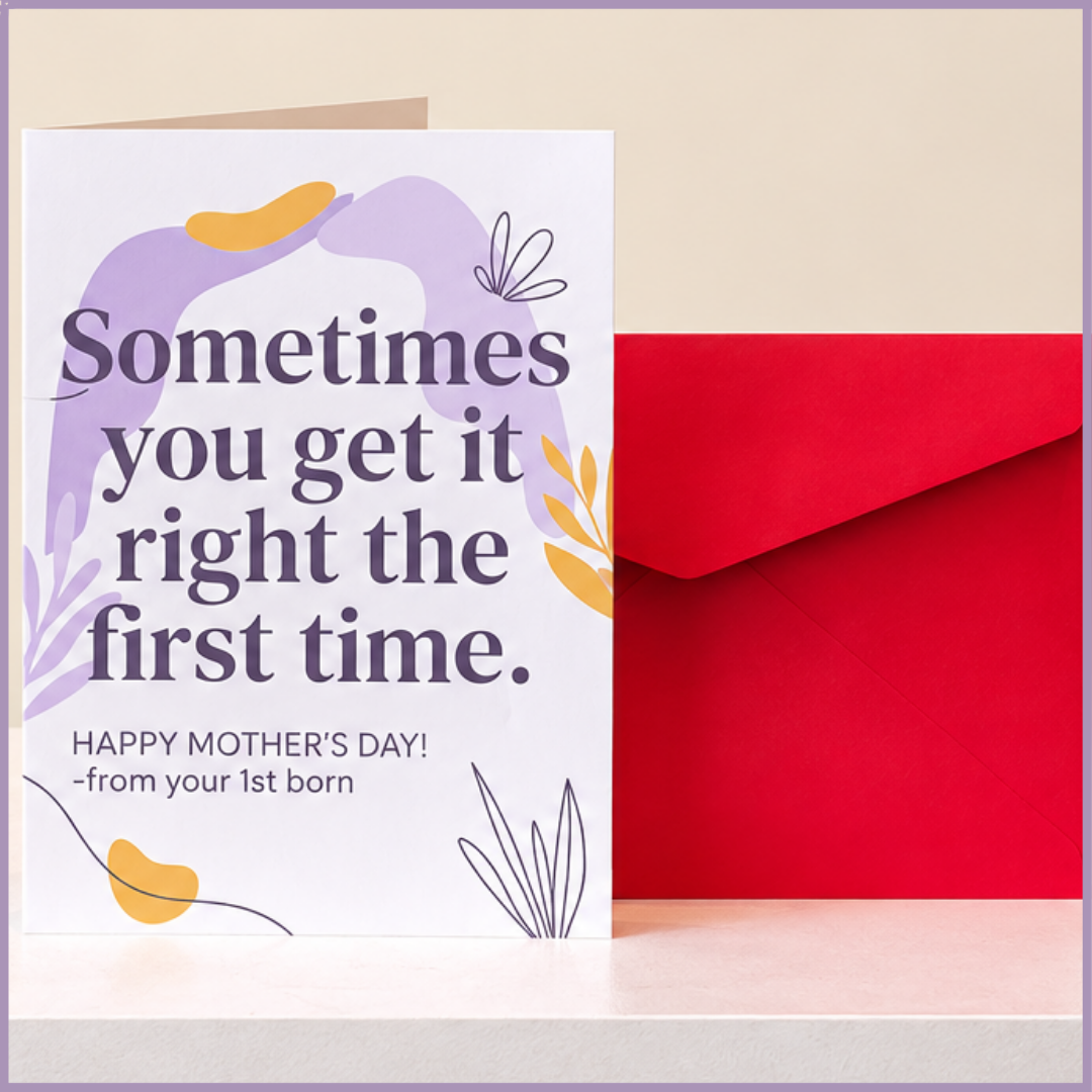 Firstborn Mother’s Day Card
