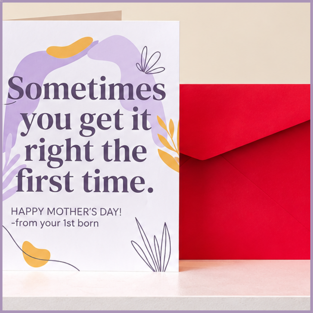 Firstborn Mother’s Day Card