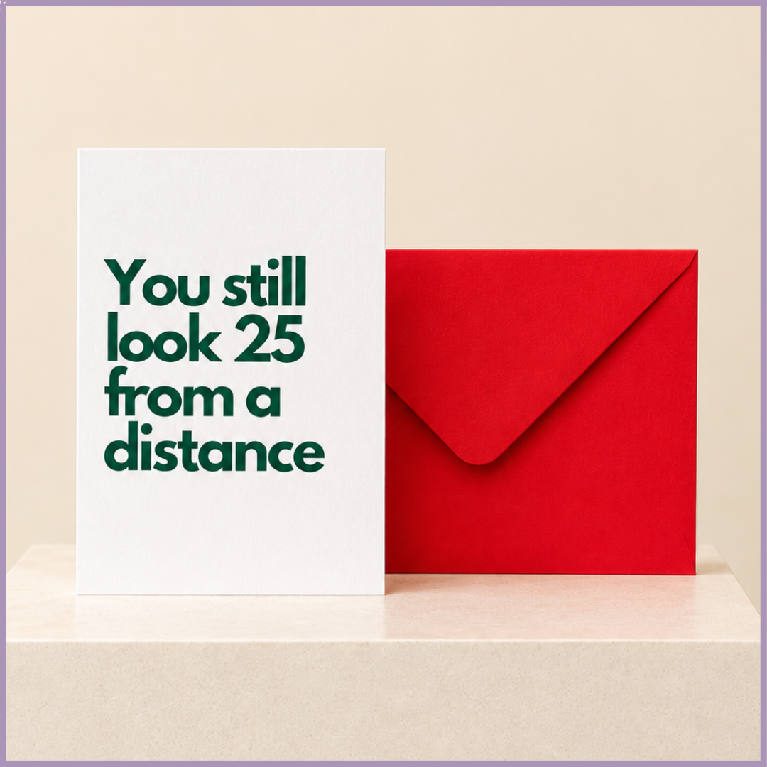 Forever 25 Birthday Card