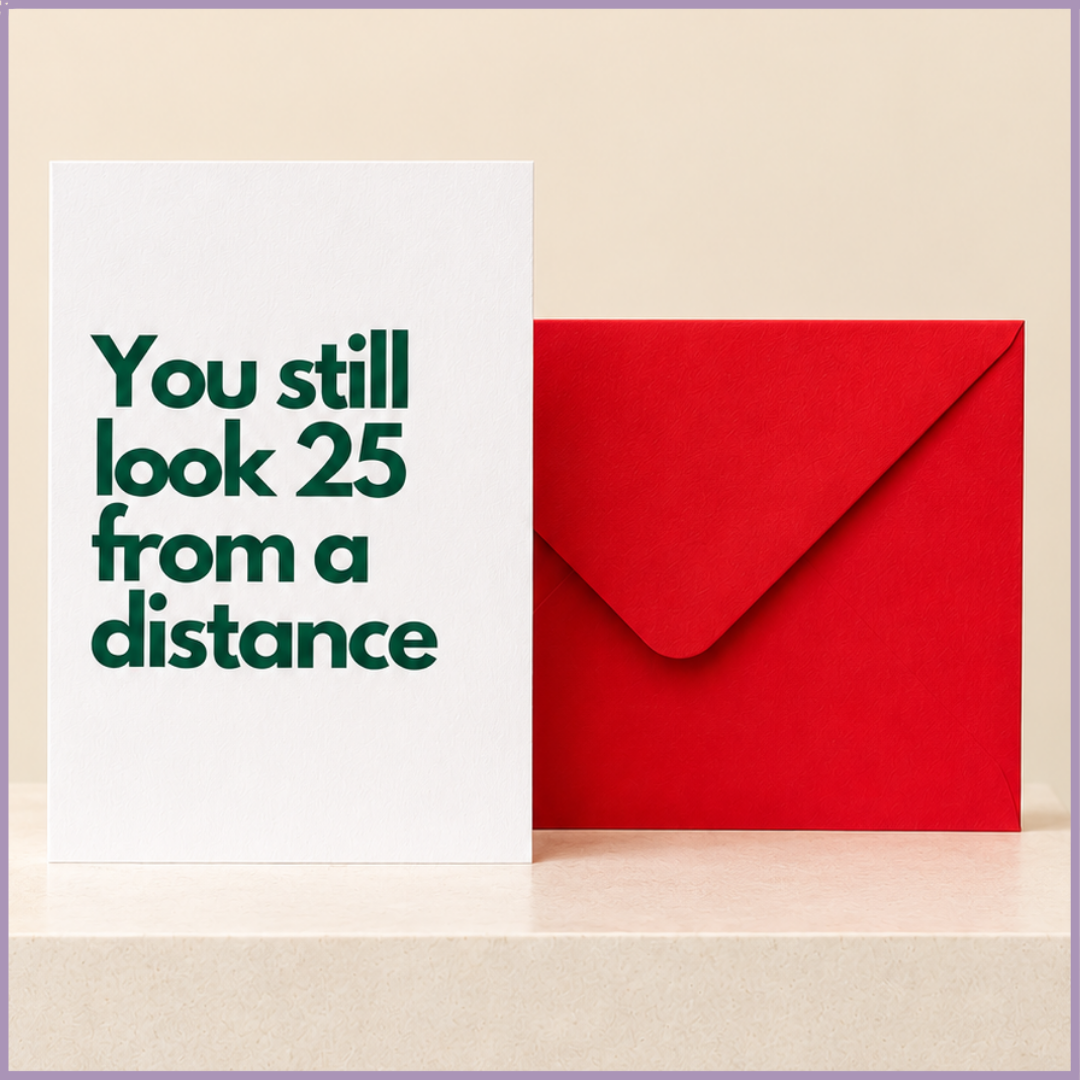 Forever 25 Birthday Card