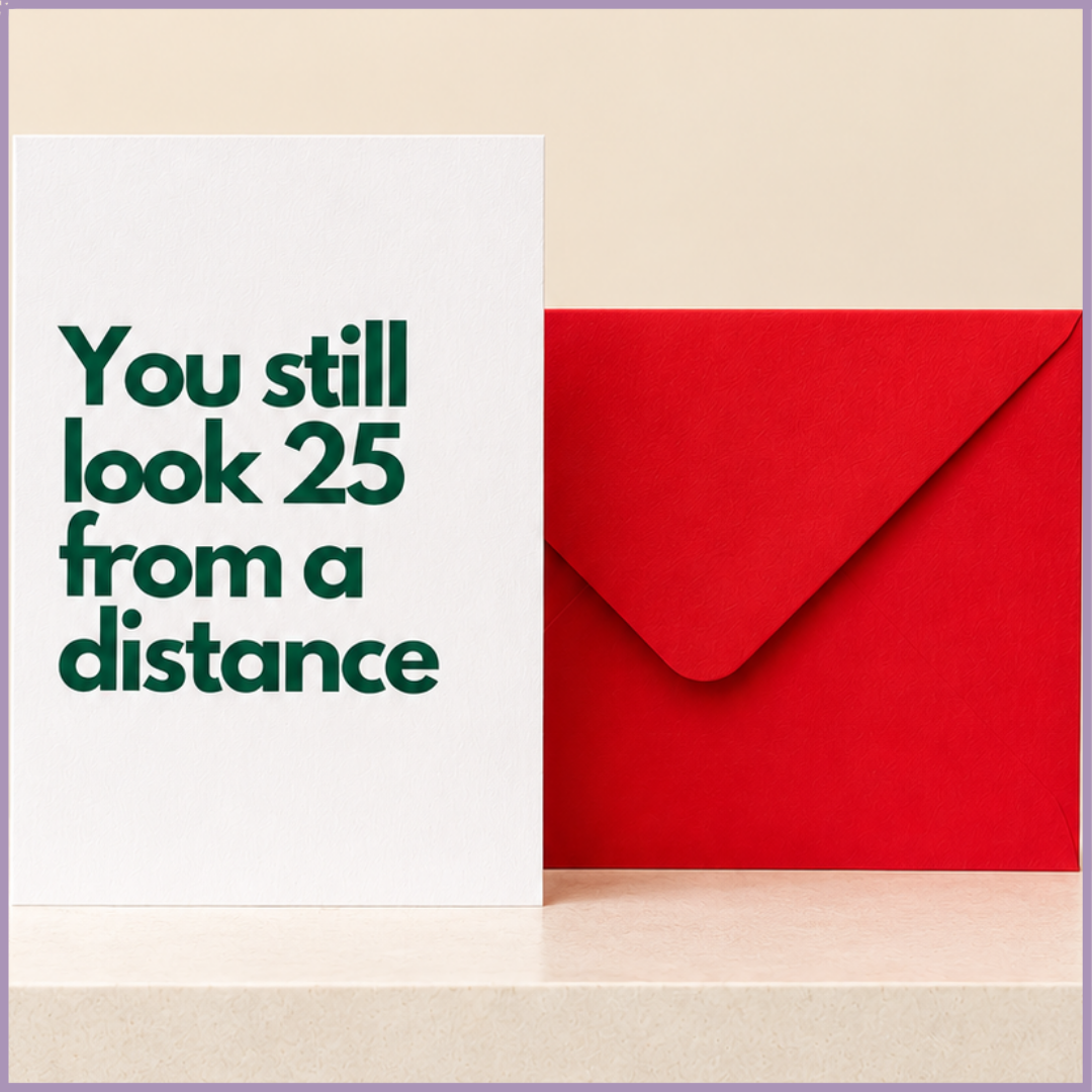 Forever 25 Birthday Card