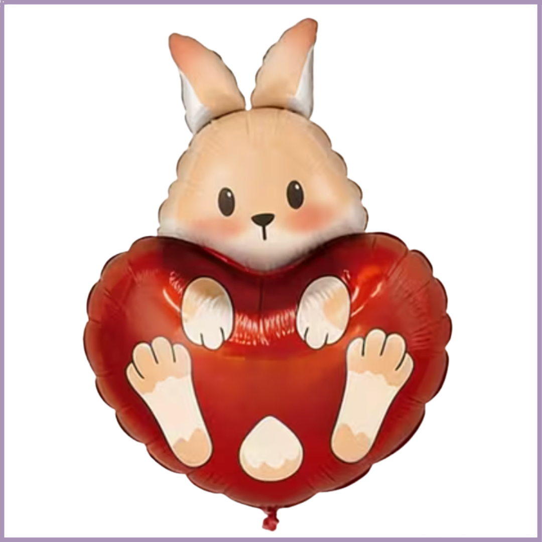 Love Bunny – Heart Balloon