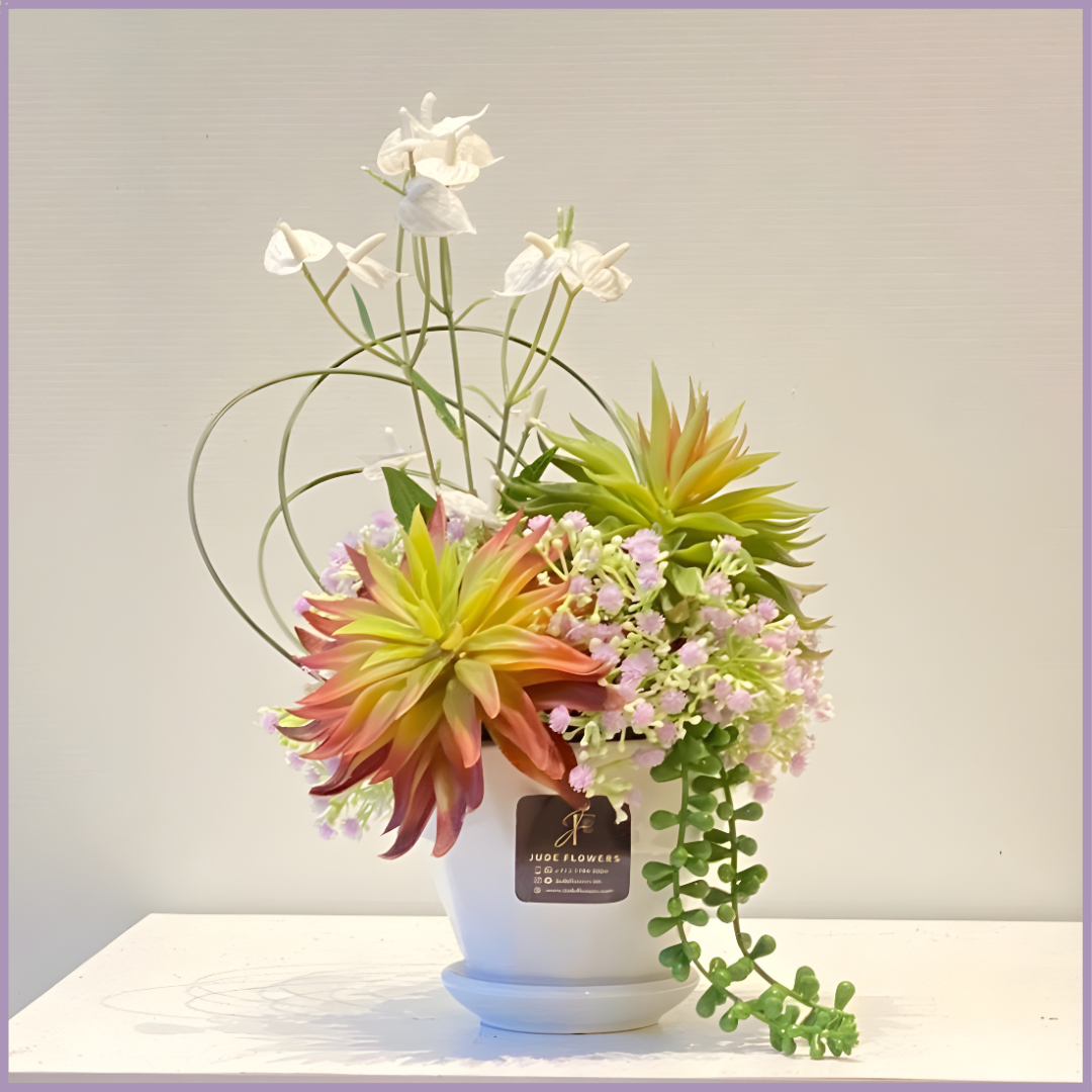 Forever Bloom – Faux Floral Elegance