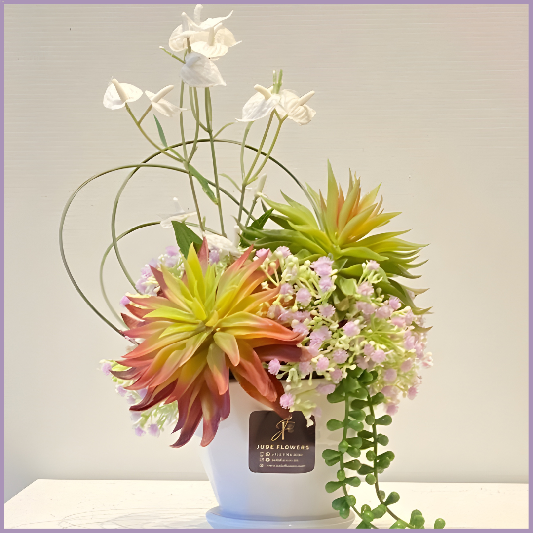 Forever Bloom – Faux Floral Elegance