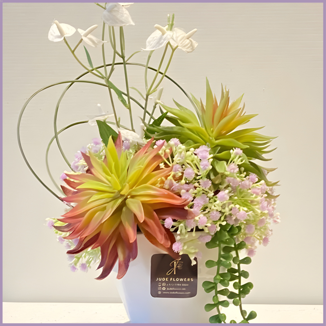 Forever Bloom – Faux Floral Elegance