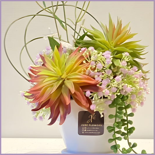 Forever Bloom – Faux Floral Elegance