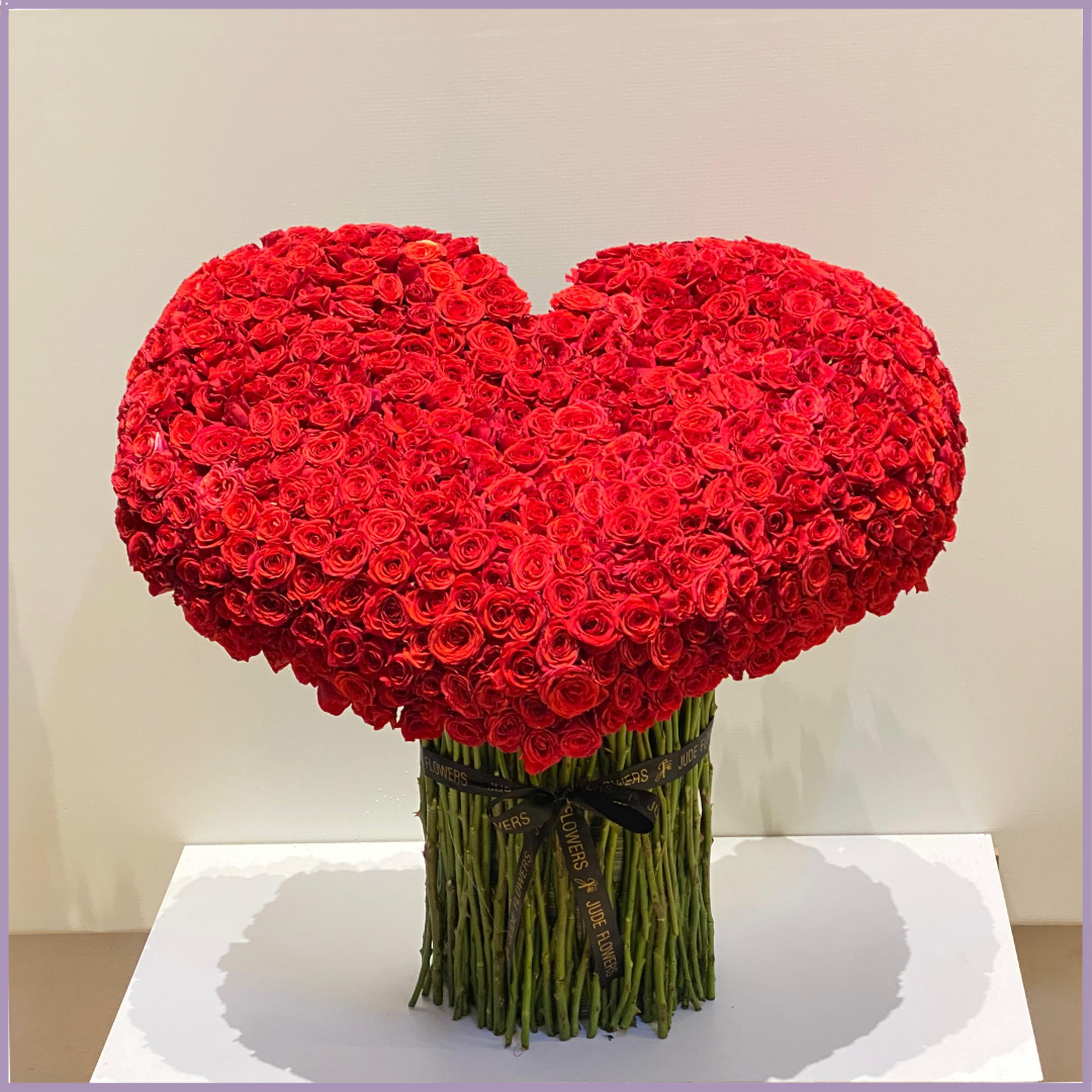 Forever Yours – Heart of Spray Roses