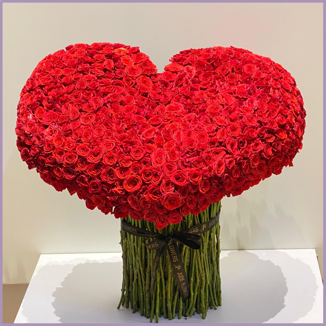 Forever Yours – Heart of Spray Roses