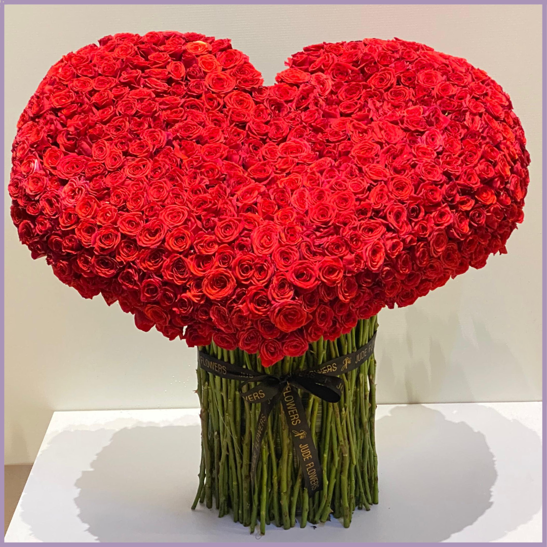 Forever Yours – Heart of Spray Roses
