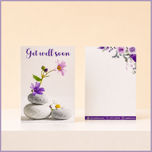 Get Well Soon Floral Card