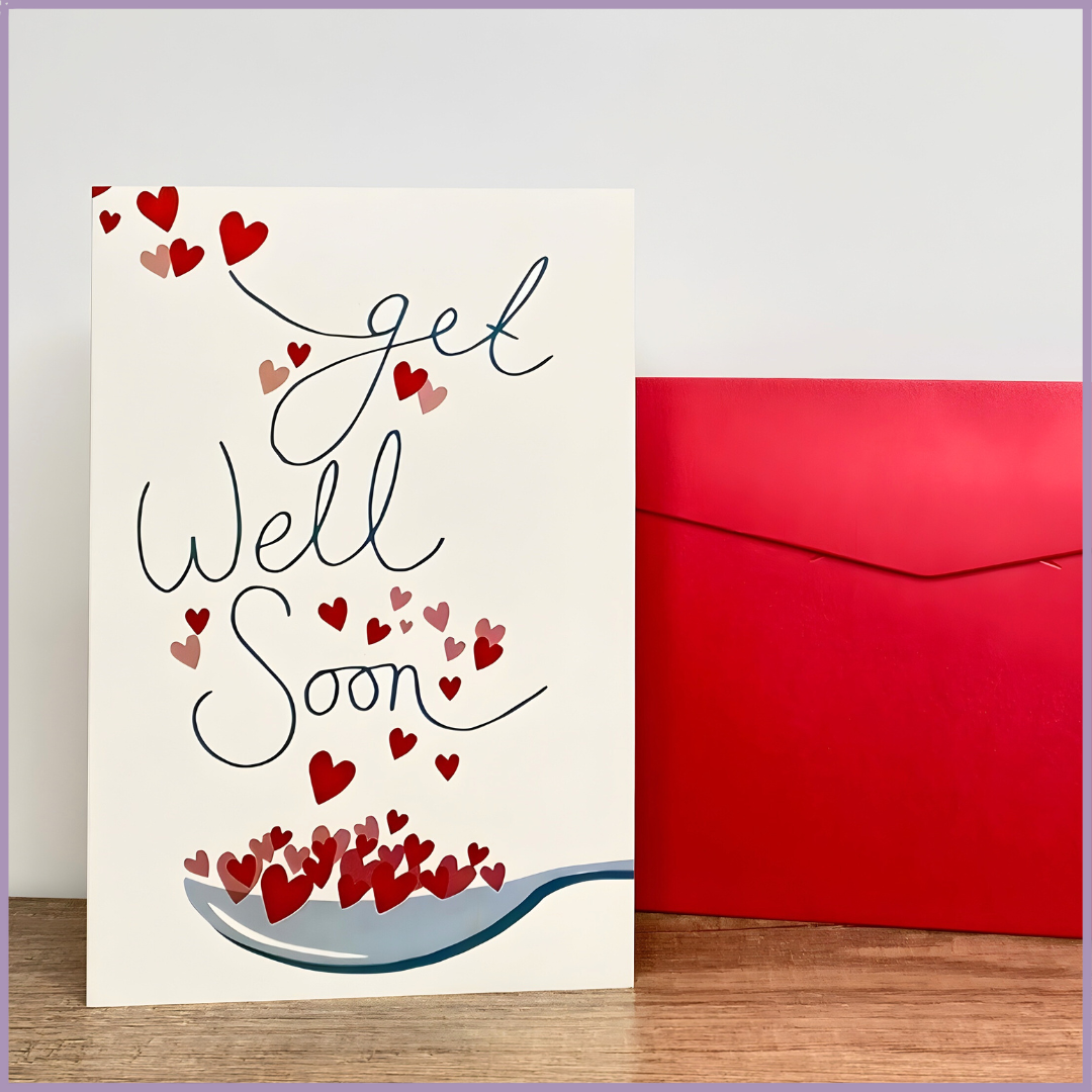 Spoon Full of Love Get Well Soon Greeting Card