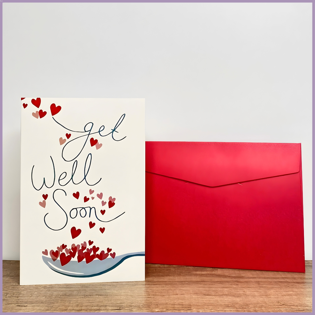 Spoon Full of Love Get Well Soon Greeting Card