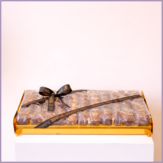 The Golden Luxury Dolcetta Belgium Chocolate Tray