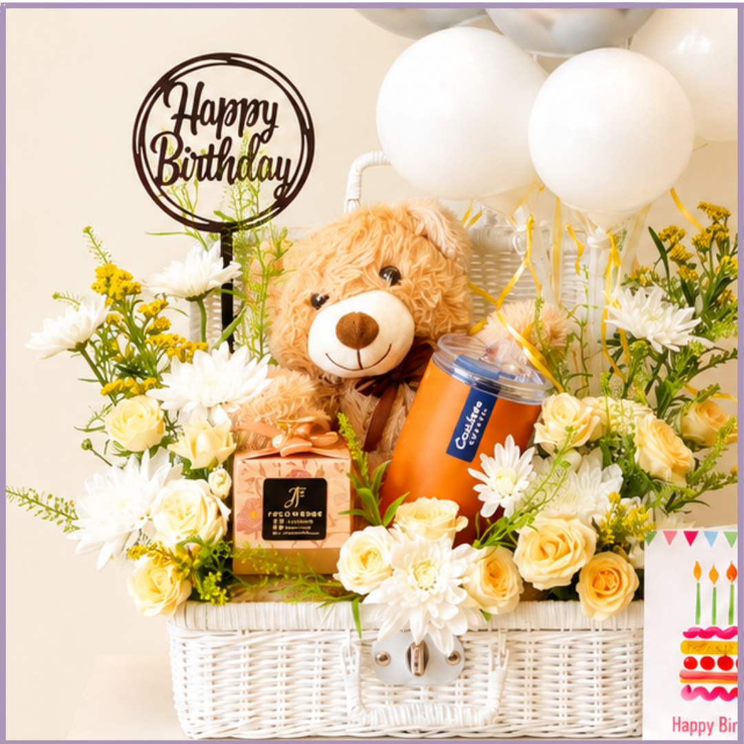 Golden Celebration Luxe Basket