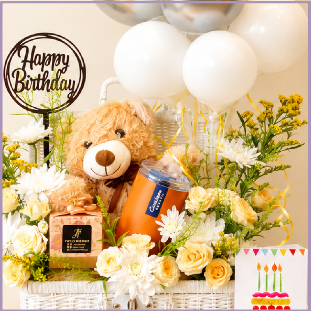 Golden Celebration Luxe Basket