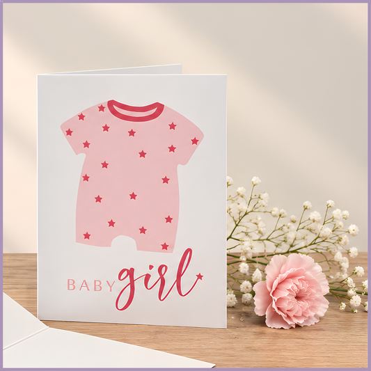 Greeting Card: New Born (Girl)