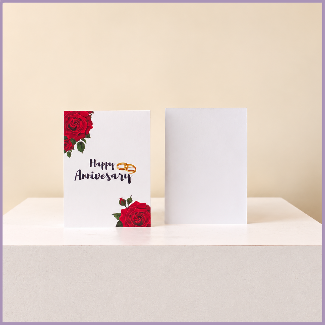 Happy Anniversary Rose Greeting Card