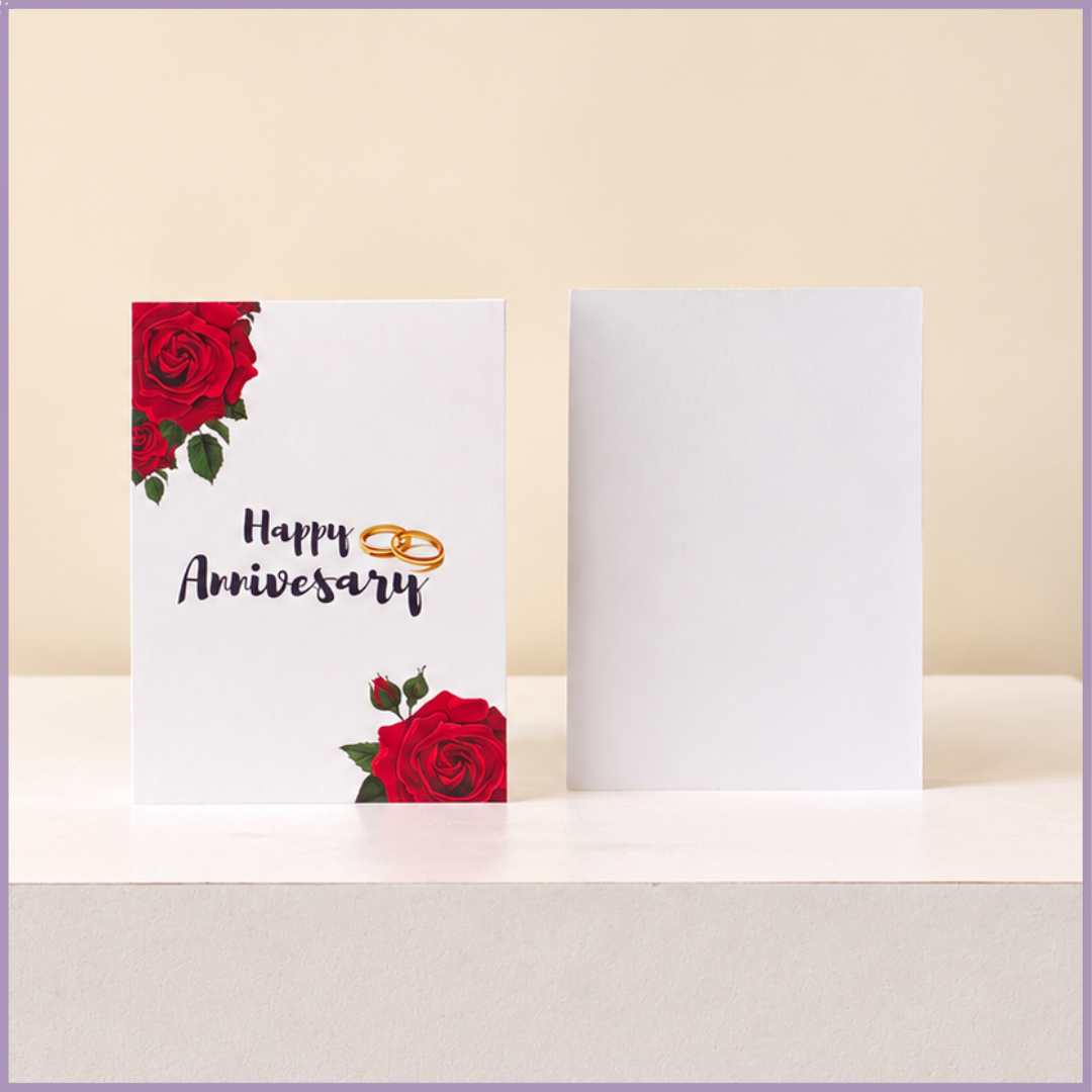 Happy Anniversary Rose Greeting Card