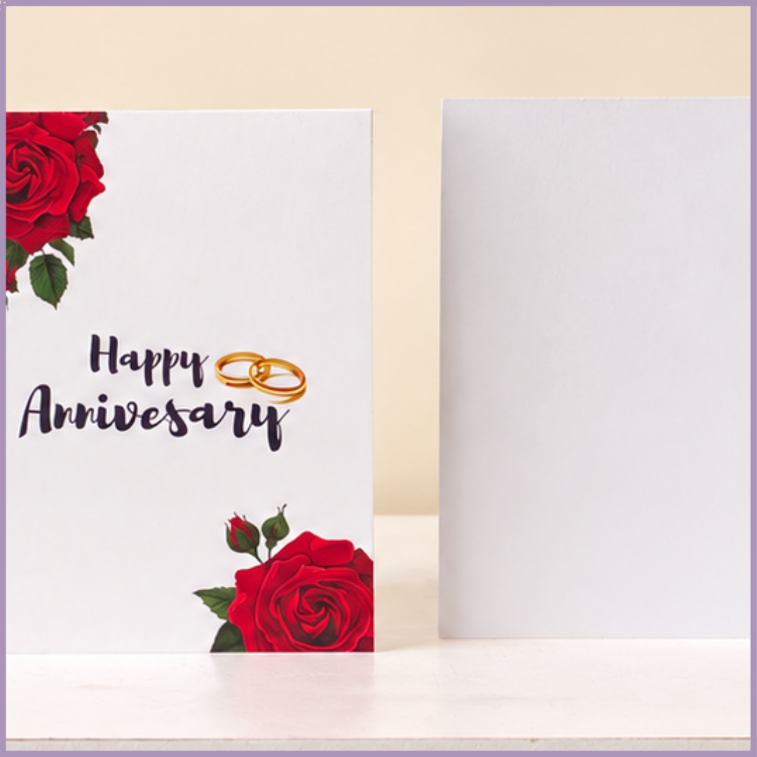 Happy Anniversary Rose Greeting Card