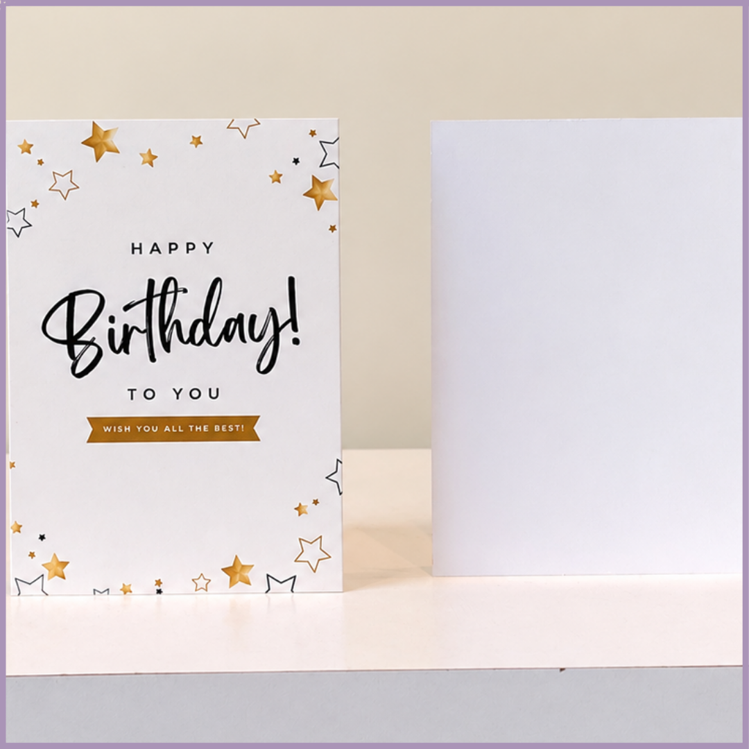 Happy Birthday Wishes Greeting Card