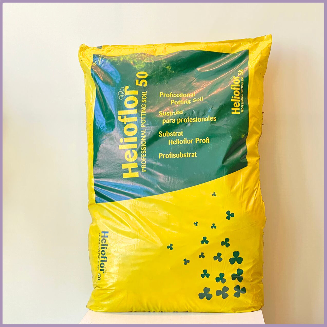 Helioflor Professional Potting Soil – 50 Liter Bag (Product of Holland)