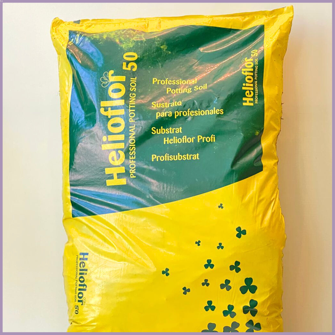 Helioflor Professional Potting Soil – 50 Liter Bag (Product of Holland)