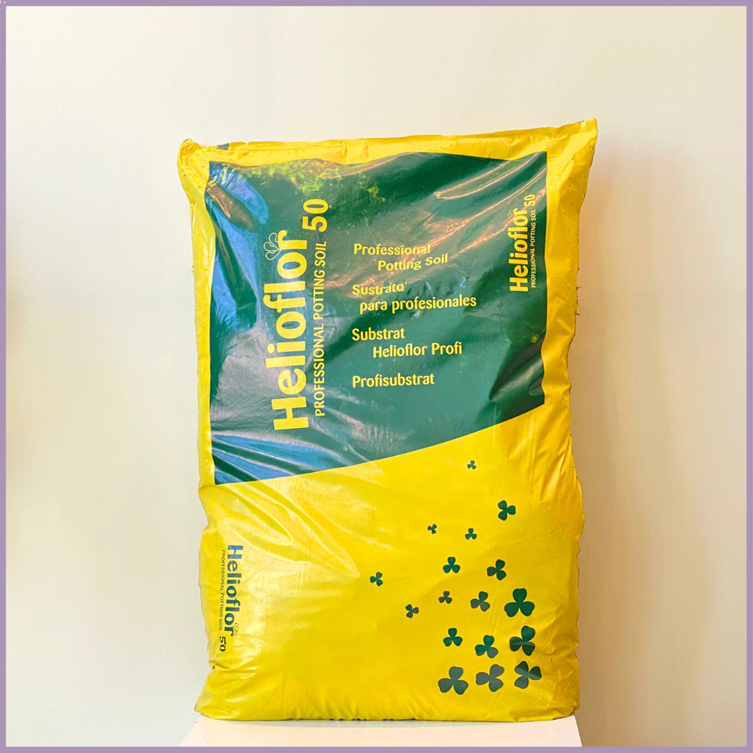 Helioflor Professional Potting Soil – 50 Liter Bag (Product of Holland)
