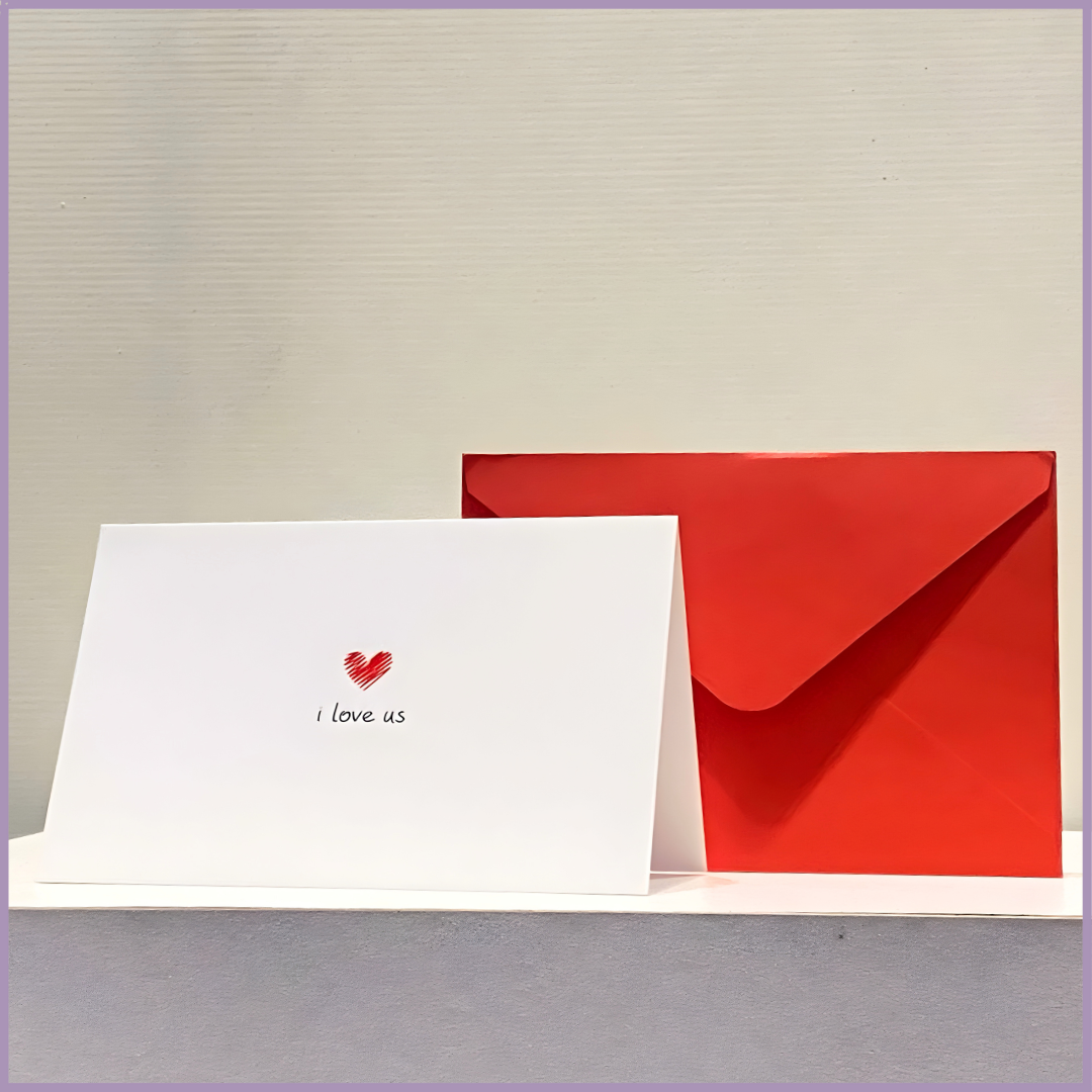 I Love Us Greeting Card