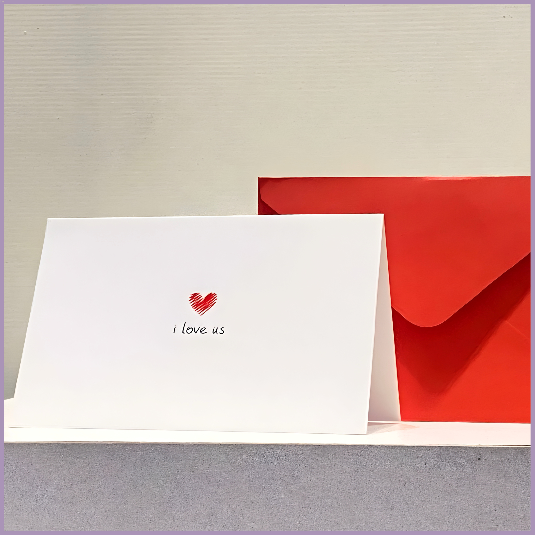 I Love Us Greeting Card
