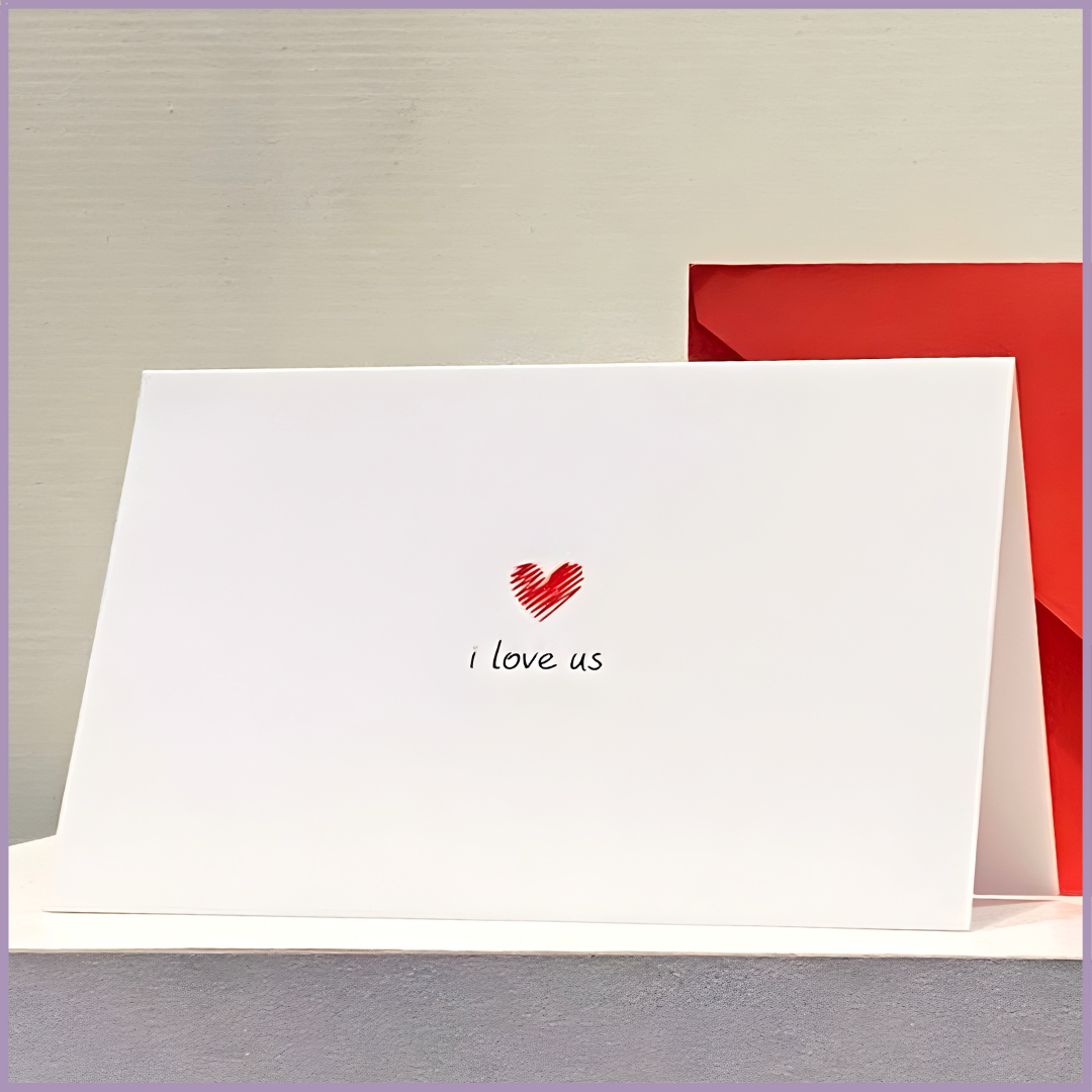 I Love Us Greeting Card