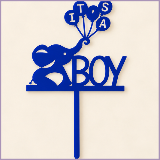 It’s a Boy Acrylic Topper