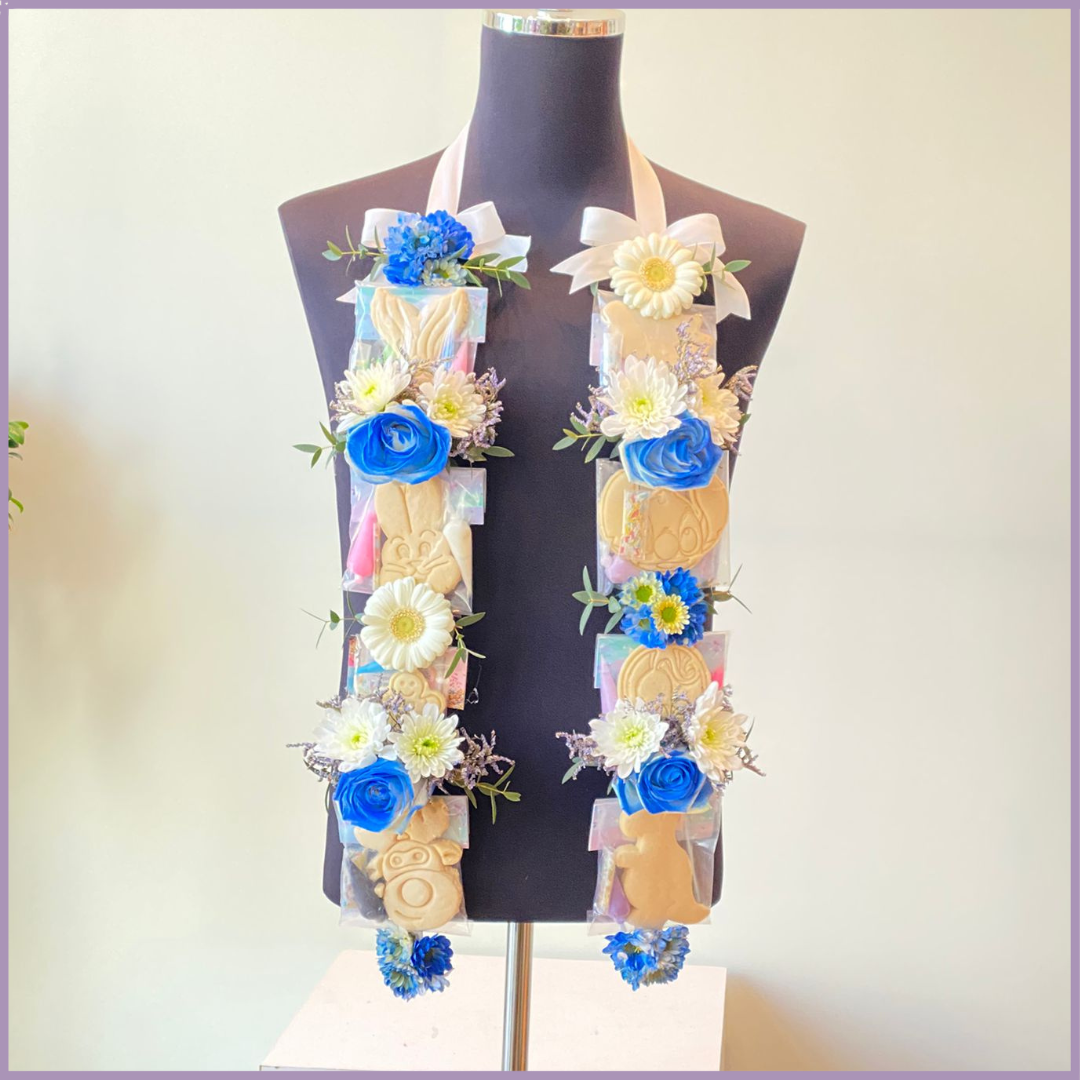 Kids Graduation Floral Dream Bites Decorative Cookie Necklace