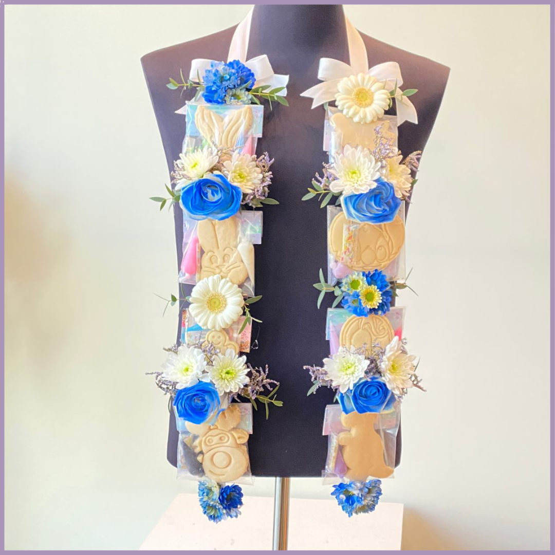 Kids Graduation Floral Dream Bites Decorative Cookie Necklace
