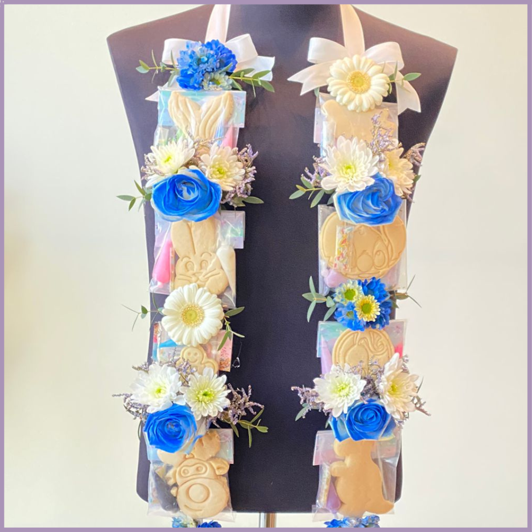 Kids Graduation Floral Dream Bites Decorative Cookie Necklace