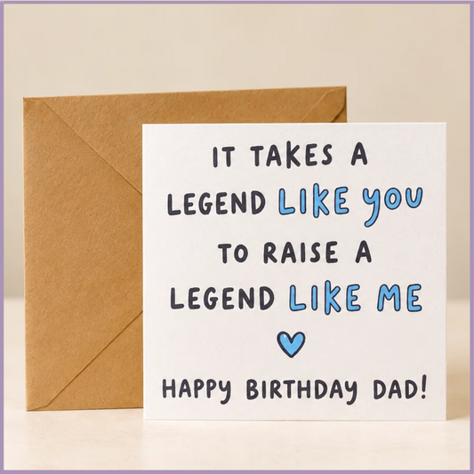 Like Father, Like Legend – Birthday Card