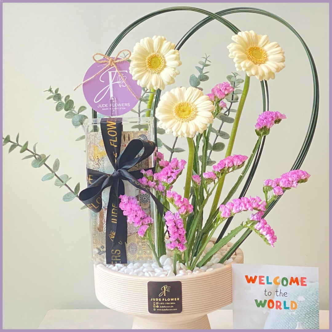 Little Sunshine Welcome Bloom | New Baby Flowers Gift Arrangement
