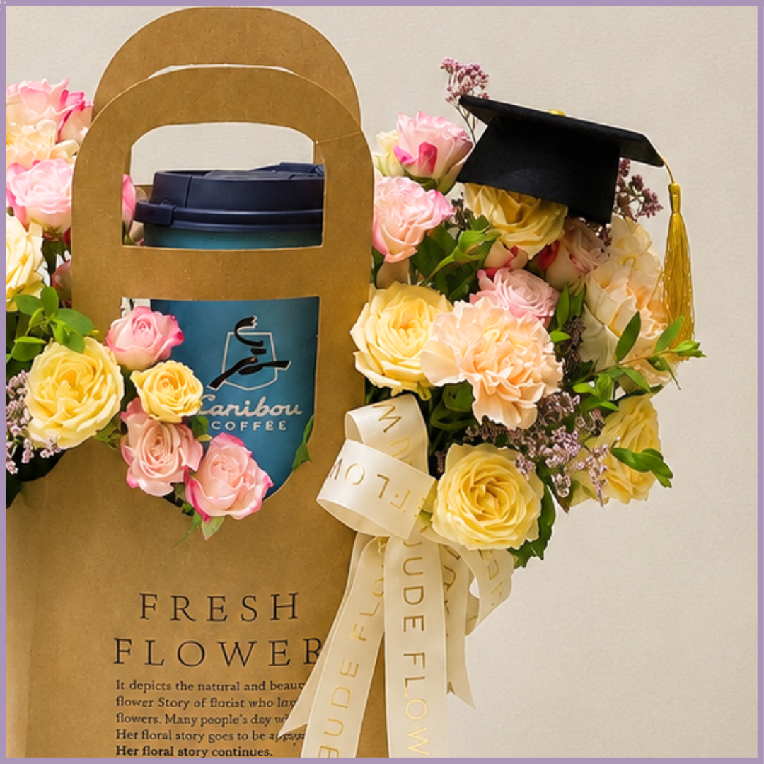 Manama Milestone Graduation Floral Bag