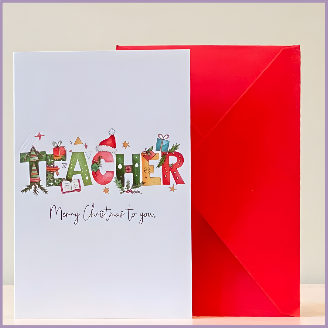 Greeting Card – Merry Christmas Teacher Edition
