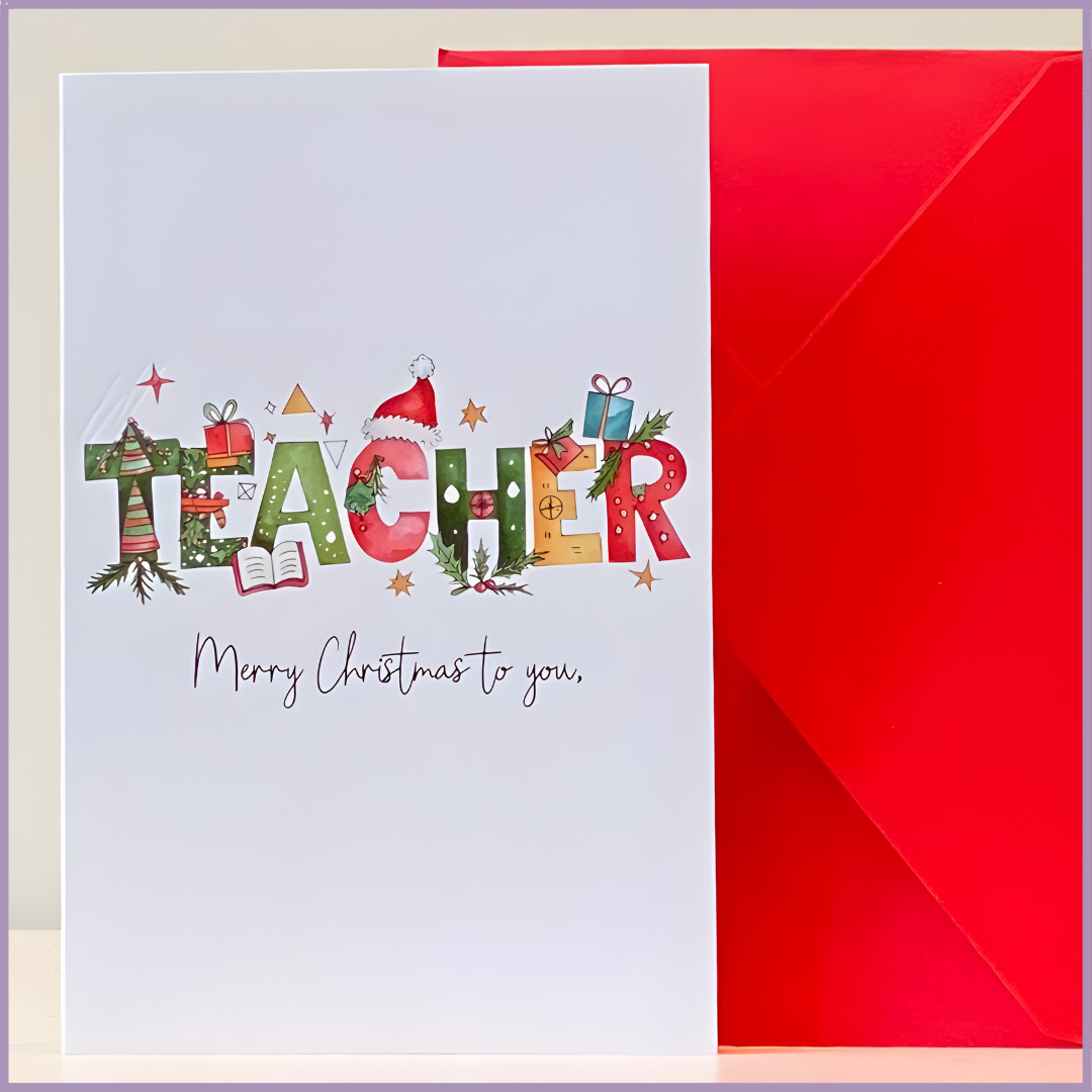 Greeting Card – Merry Christmas Teacher Edition