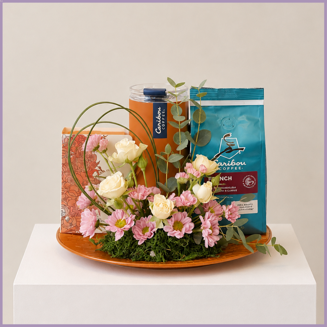 Morning Indulgence – Caribou Coffee Gift Tray