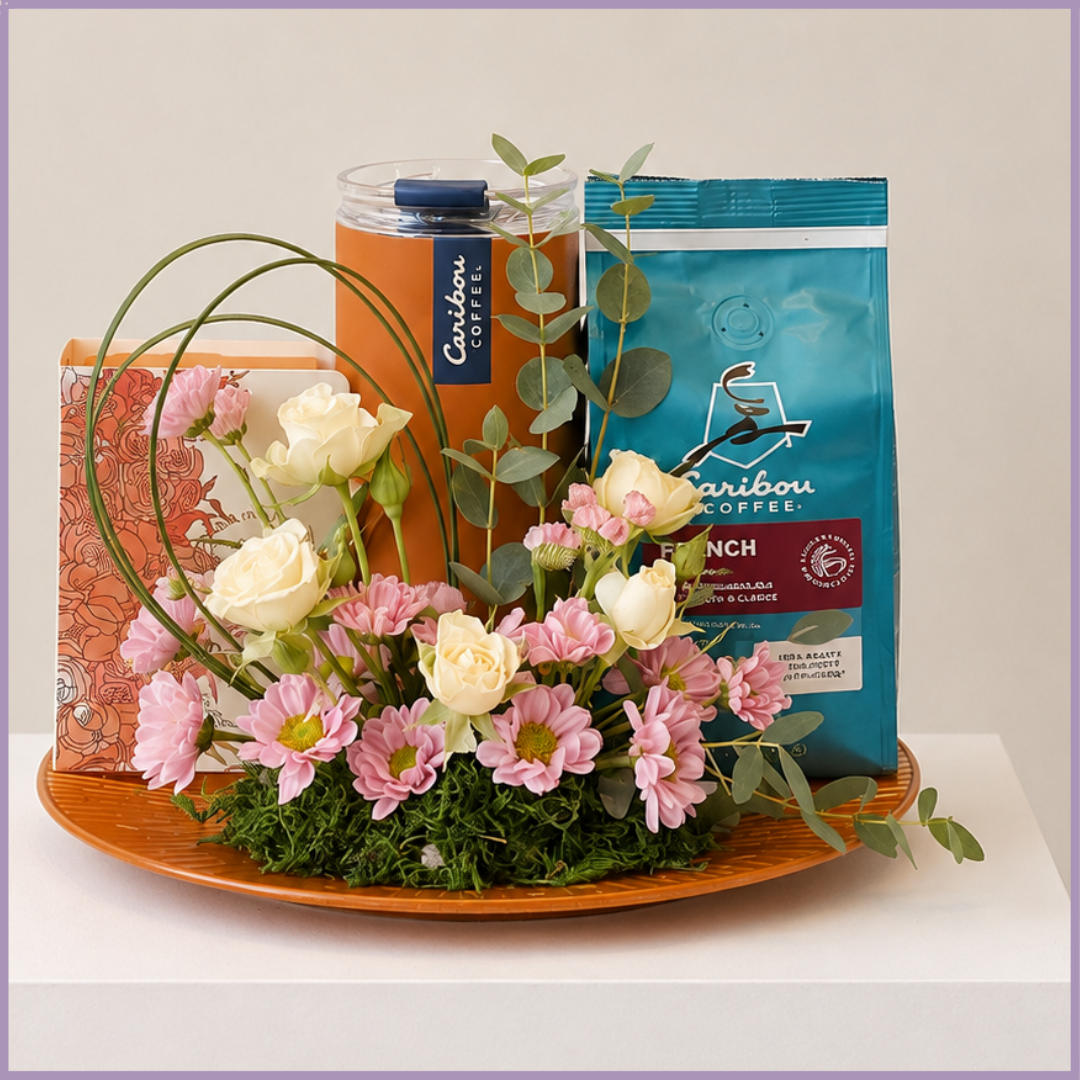 Morning Indulgence – Caribou Coffee Gift Tray