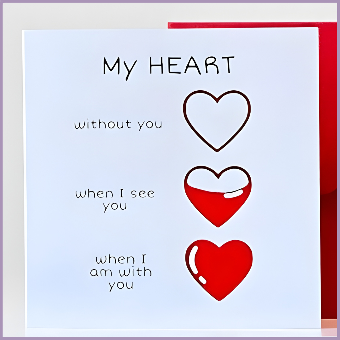My Heart Without You Greeting Card