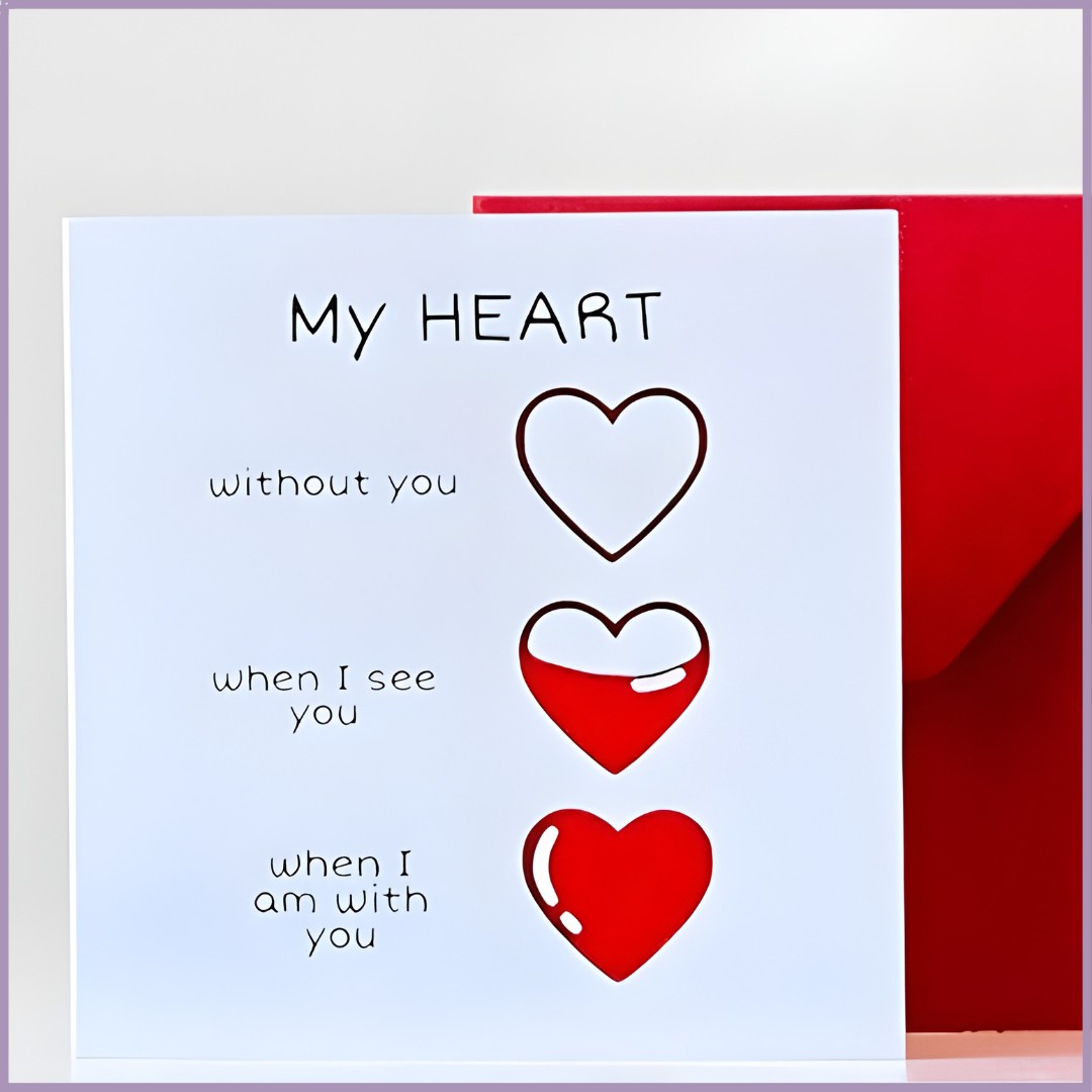 My Heart Without You Greeting Card