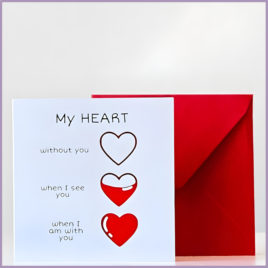 My Heart Without You Greeting Card